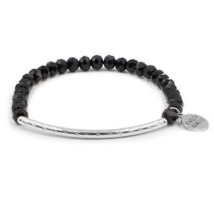 NEW! Kinsley Armelle Glory- Silver Coal Bracelet